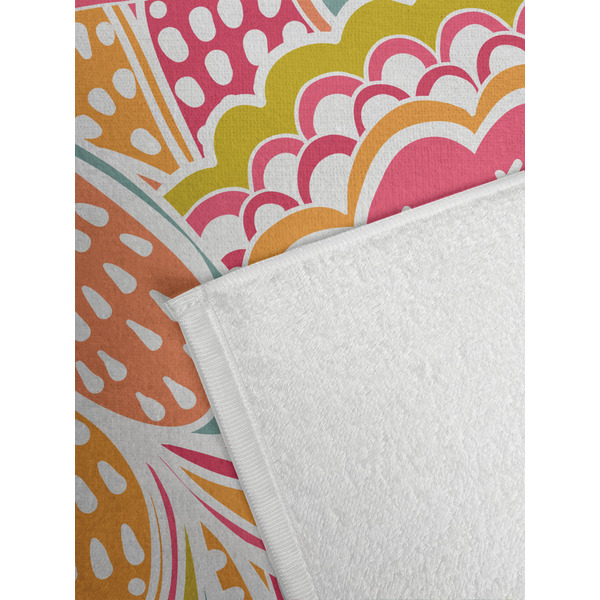 Abstract Foliage Golf Towel - Detail