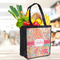 Abstract Foliage Grocery Bag - LIFESTYLE