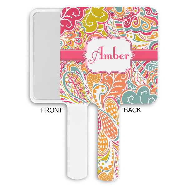 Abstract Foliage Hand Mirrors - Approval