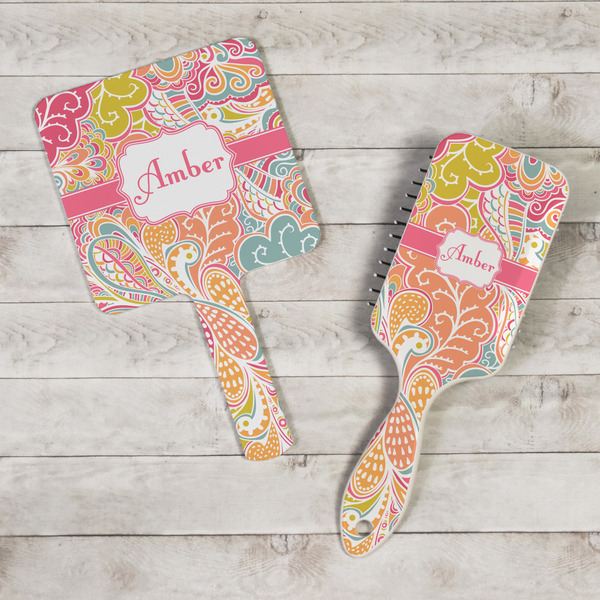 Abstract Foliage Hand Mirrors - In Context