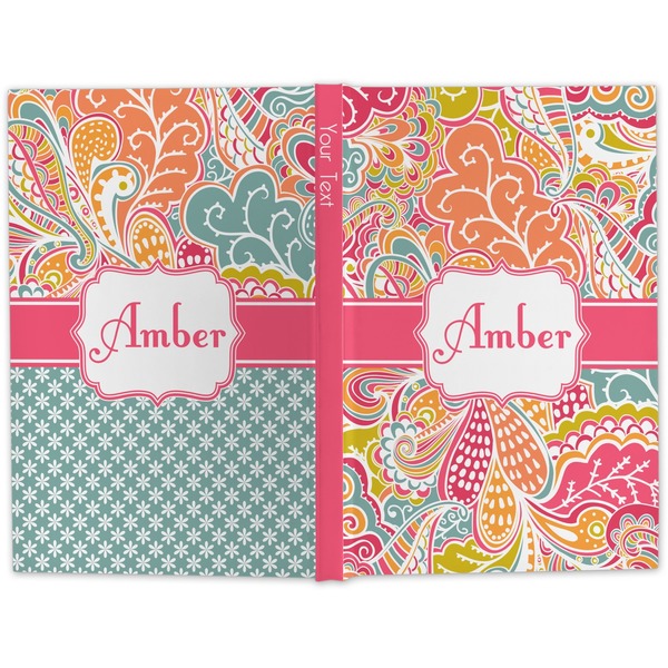 Abstract Foliage Hard Cover Journal - Apvl