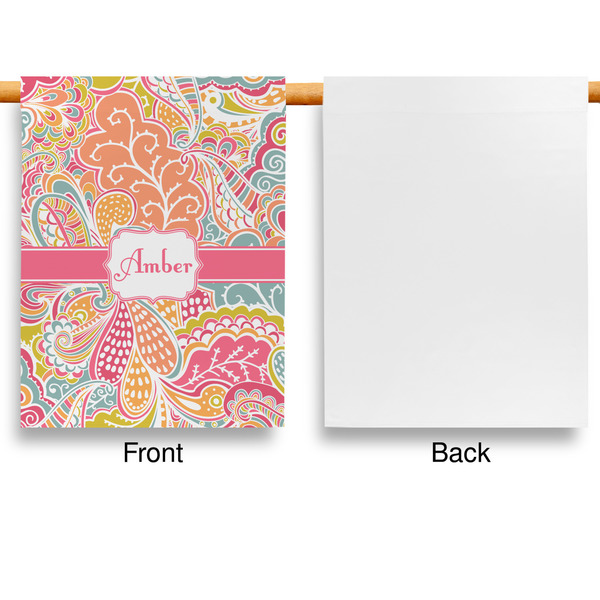 Abstract Foliage House Flags - Single Sided - APPROVAL