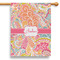 Abstract Foliage 28" House Flag (Personalized)