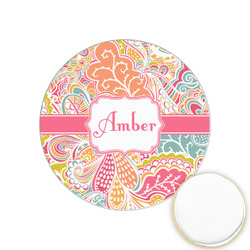 Abstract Foliage Printed Cookie Topper - 1.25" (Personalized)