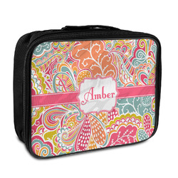 Abstract Foliage Insulated Lunch Bag (Personalized)