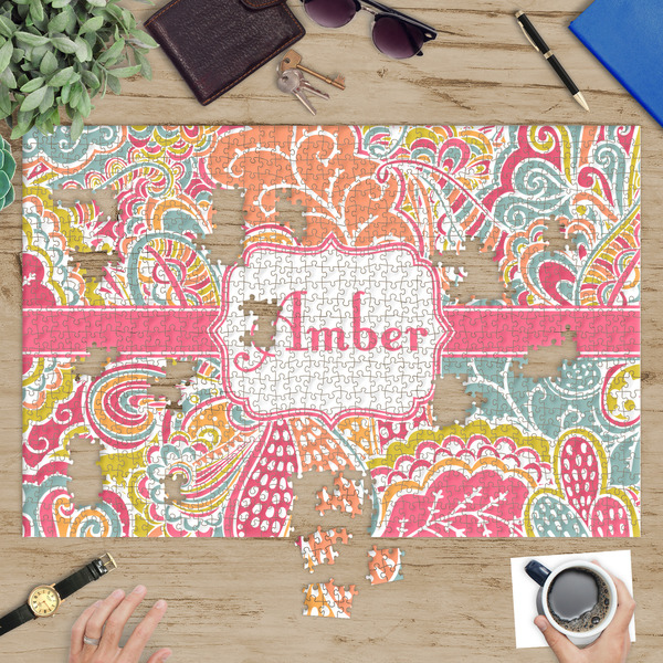 Abstract Foliage Jigsaw Puzzle 1014 Piece - In Context