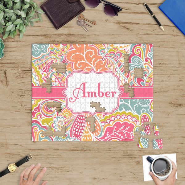 Abstract Foliage Jigsaw Puzzle 500 Piece - In Context