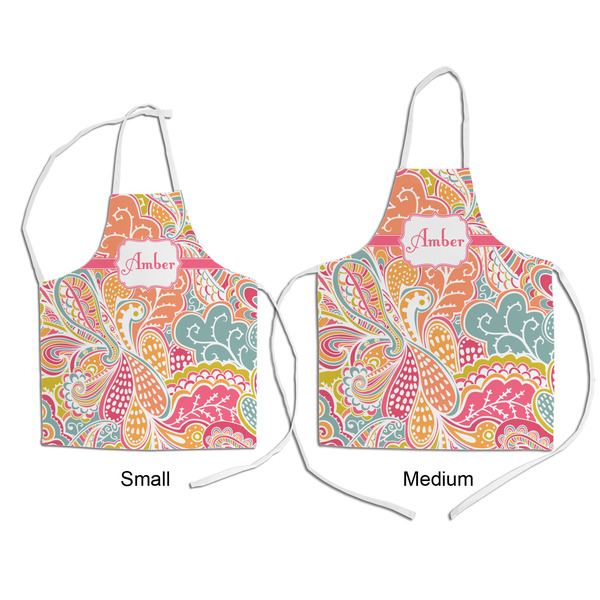 Abstract Foliage Kid's Aprons - Comparison