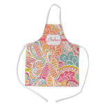 Abstract Foliage Kid's Apron - Medium (Personalized)