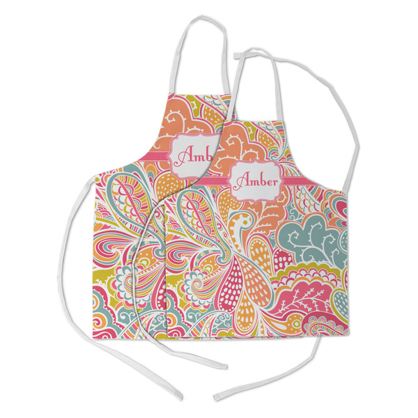 Abstract Foliage Kid's Aprons - Parent - Main