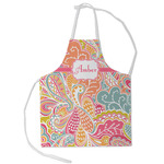 Abstract Foliage Kid's Apron - Small (Personalized)