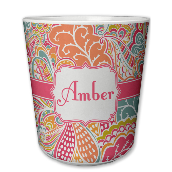 Custom Abstract Foliage Plastic Tumbler 6oz (Personalized)