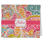 Abstract Foliage Kitchen Towel - Poly Cotton w/ Name or Text