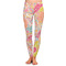 Abstract Foliage Ladies Leggings - Front
