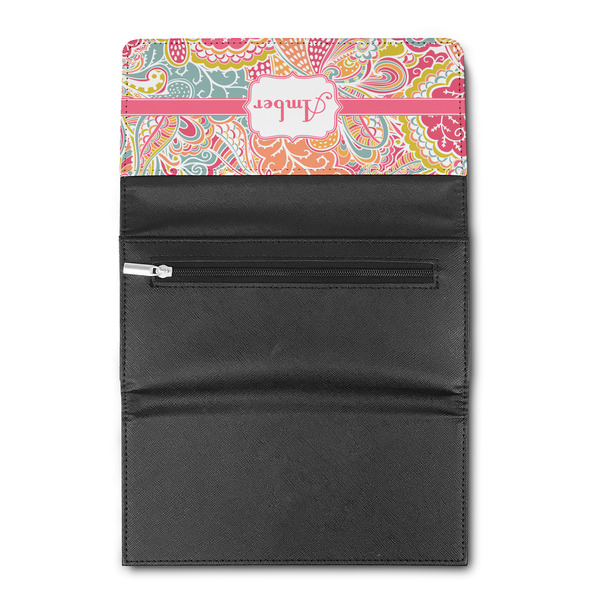 Abstract Foliage Ladies Wallet (Open)