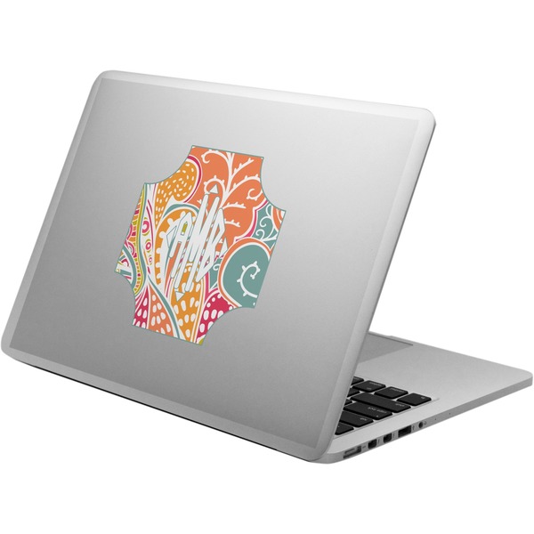 Custom Abstract Foliage Laptop Decal (Personalized)