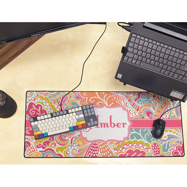 Abstract Foliage Large Gaming Mats - LIFESTYLE