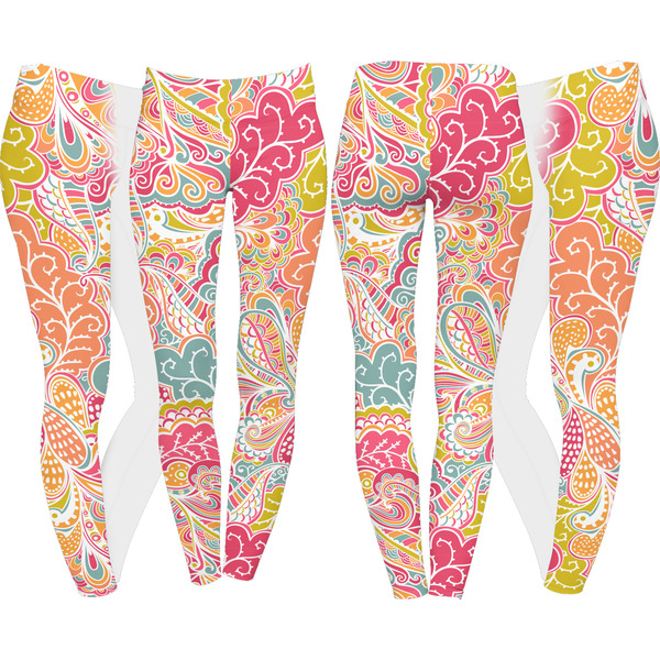Abstract Foliage Leggings Turn Around - Apvl