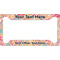 Abstract Foliage License Plate Frame - Style A