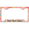 Abstract Foliage License Plate Frame - Style C