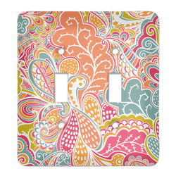 Abstract Foliage Light Switch Cover (2 Toggle Plate)