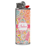 Abstract Foliage Case for BIC Lighters (Personalized)