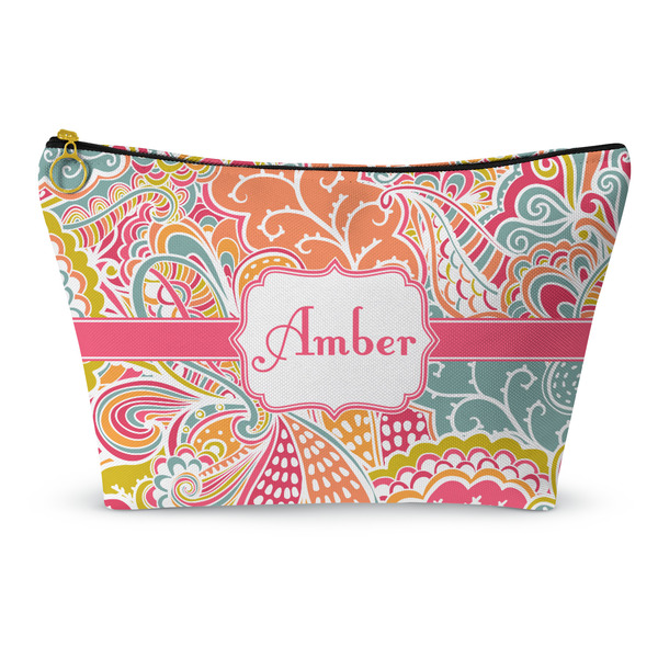Custom Abstract Foliage Makeup Bag (Personalized)