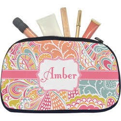 Abstract Foliage Makeup / Cosmetic Bag - Medium (Personalized)