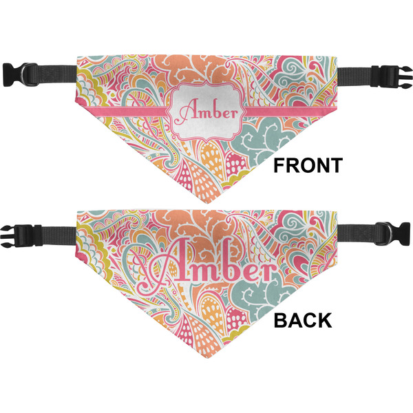 Abstract Foliage Medium Dog Bandana Approval