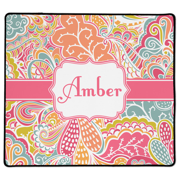 Custom Abstract Foliage XL Gaming Mouse Pad - 18" x 16" (Personalized)
