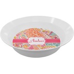 Abstract Foliage Melamine Bowl - 12 oz (Personalized)