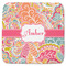 Abstract Foliage Memory Foam Bath Mat - 48"x48" (Personalized)