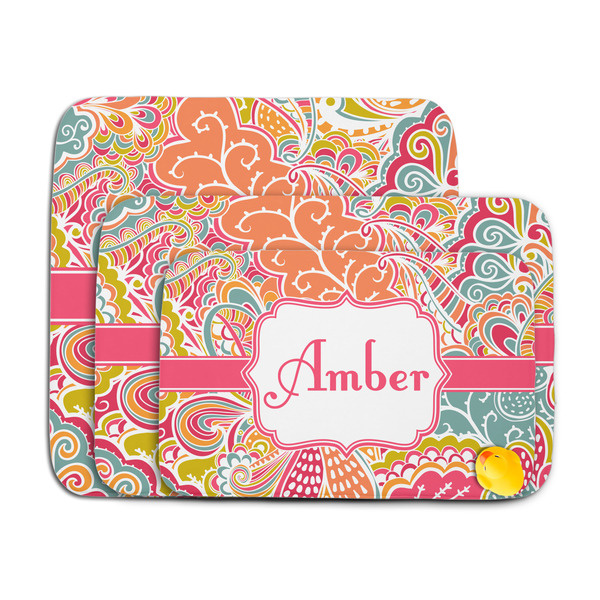 Abstract Foliage Memory Foam Bath Mat - MAIN PARENT