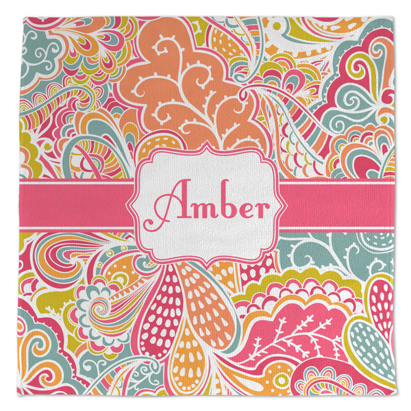 Abstract Foliage Microfiber Dish Rag - APPROVAL