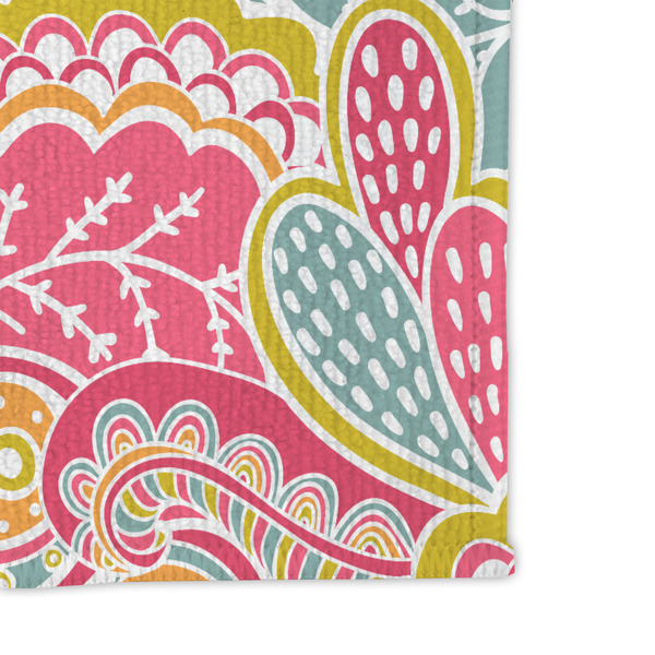 Abstract Foliage Microfiber Dish Rag - DETAIL