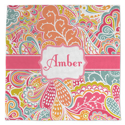 Abstract Foliage Microfiber Dish Towel (Personalized)