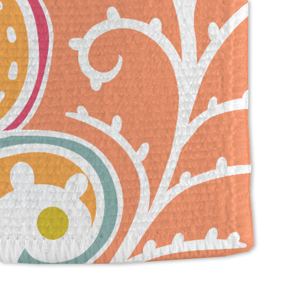 Abstract Foliage Microfiber Dish Towel - DETAIL