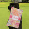 Abstract Foliage Microfiber Golf Towels - Small - LIFESTYLE