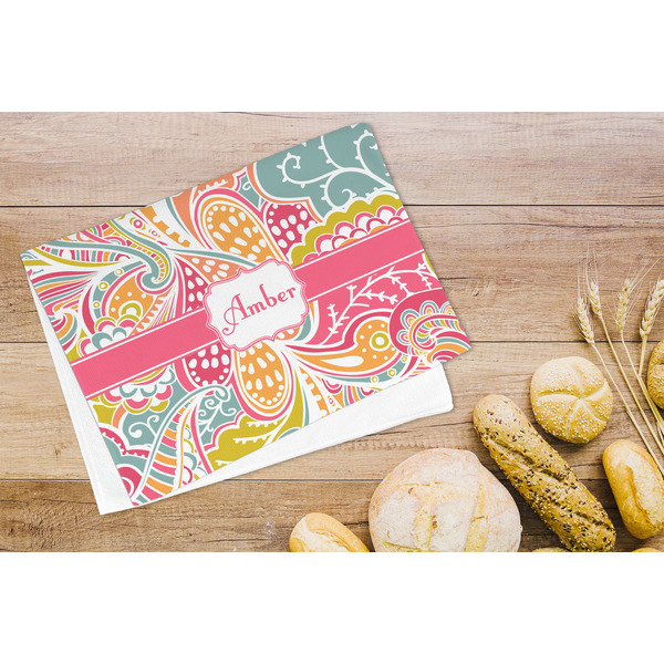 Abstract Foliage Microfiber Kitchen Towel - LIFESTYLE