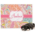 Abstract Foliage Dog Blanket (Personalized)