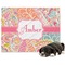 Abstract Foliage Dog Blanket - Regular (Personalized)