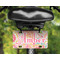 Abstract Foliage Mini License Plate on Bicycle