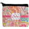 Abstract Foliage Neoprene Coin Purse - Front