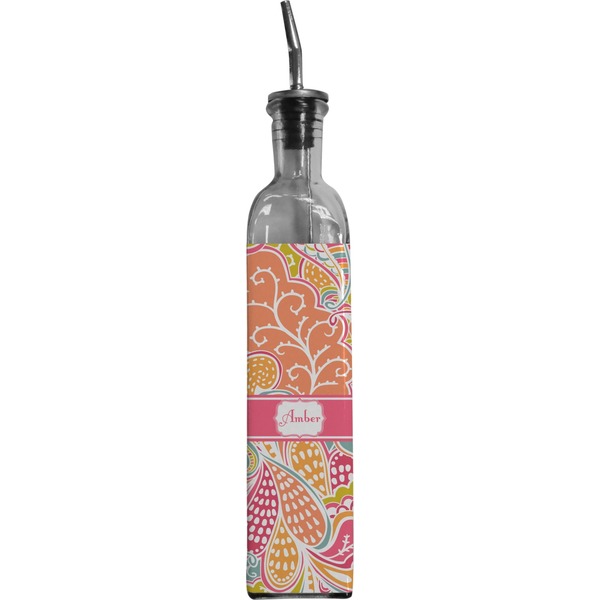 Custom Abstract Foliage Oil Dispenser Bottle (Personalized)