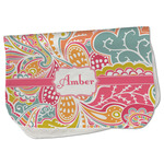 Abstract Foliage Burp Cloth - Fleece w/ Name or Text