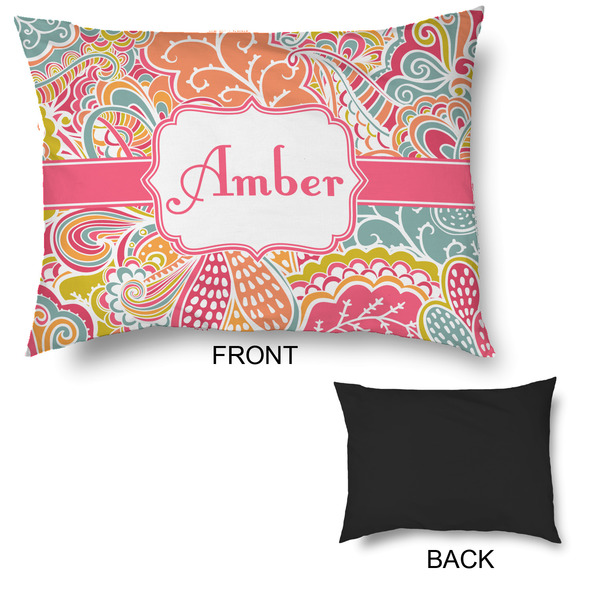 Abstract Foliage Outdoor Dog Beds - Large - APPROVAL