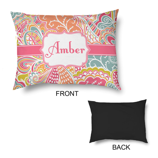 Abstract Foliage Outdoor Dog Beds - Medium - APPROVAL