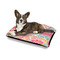Abstract Foliage Outdoor Dog Beds - Medium - IN CONTEXT
