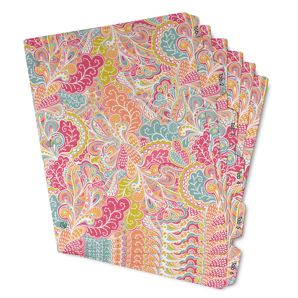 Abstract Foliage Page Dividers - Set of 6 - Main/Front