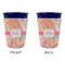 Abstract Foliage Party Cup Sleeves - without bottom - Approval